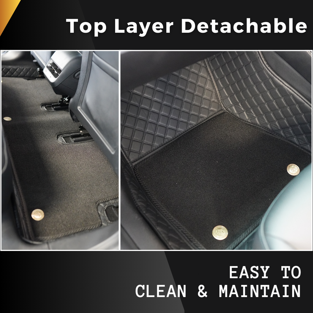 HYUNDAI ELANTRA 2016-Current Car Floor Mat (PU Leather)