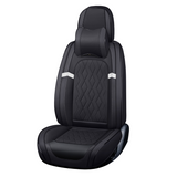 Black Red 5-Seat Universal Car Seat Cover SC-P14 PU Leather