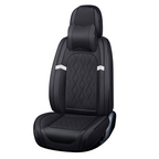 Black Red 5-Seat Universal Car Seat Cover SC-P14 PU Leather