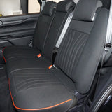 5-Seat Universal Car Seat Cover SC-P17 Black and Red – back
