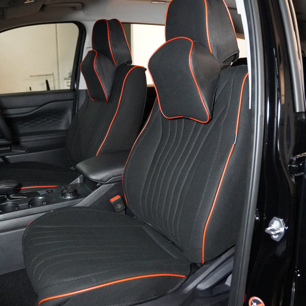 5-Seat Universal Car Seat Cover SC-P17 Black and Red – Stylish and Durable Fit for Most Cars