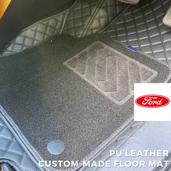 Ford Custom-made Car Floor Mat (PU Leather)