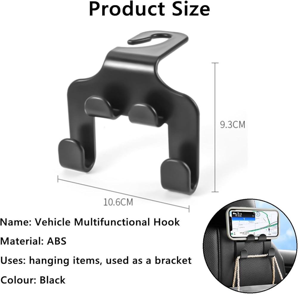 Car Seat Back Hook Clip Storage Hanger