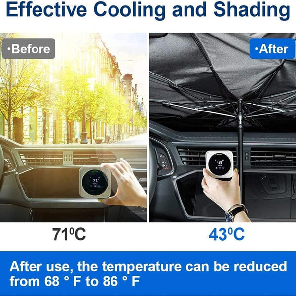 Car Front Sunshield Umbrella