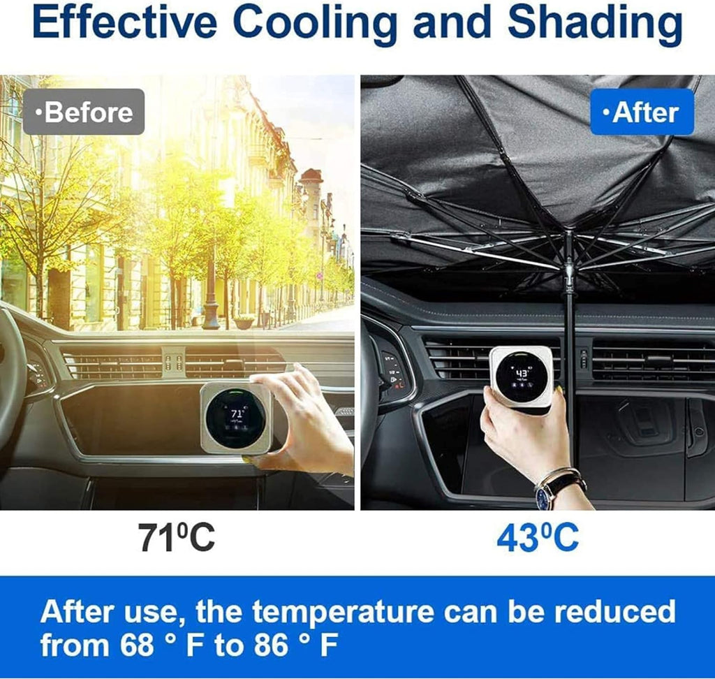 Car Front Sunshield Umbrella