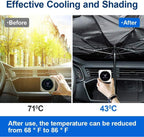 Car Front Sunshield Umbrella