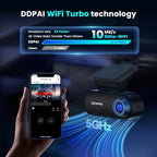 DDPAI N5 DUAL 4K Car Dash Cam 2160P+1080P Front and Rear Dash Cam