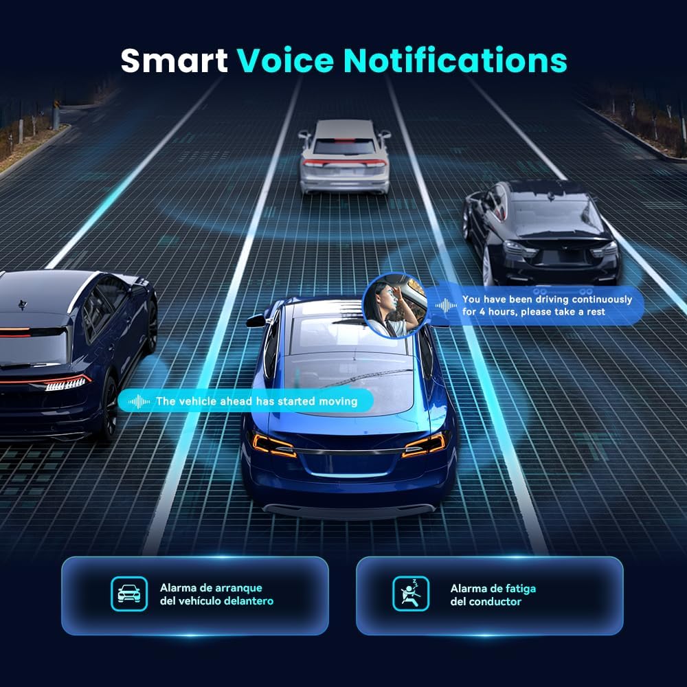 DDPAI N5 DUAL 4K Car Dash Cam 2160P+1080P Front and Rear Dash Cam