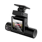 3 Lens Manufacture Car Video Recorder 2K Dash Cam (Black)