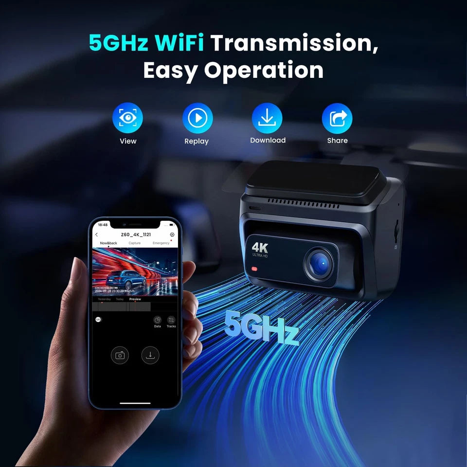 DDPAI Z60 Dash Cam (Dual+4G & 3-Channel Set Available)