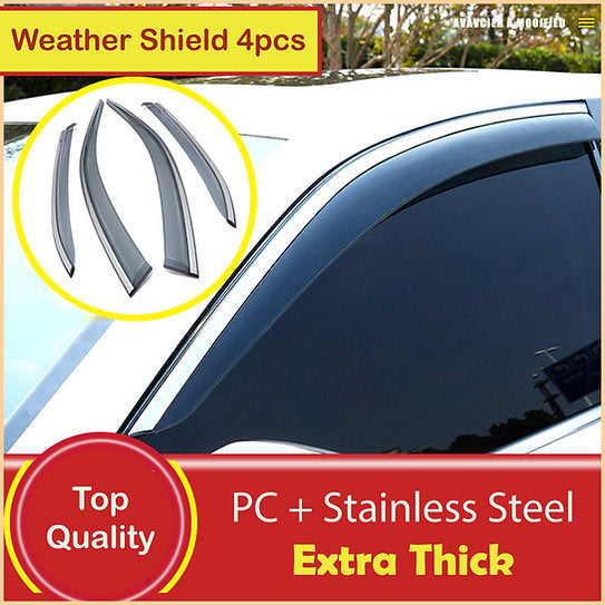 Honda Civic Sedan 2016-2020 Weather Shield 4pcs/set