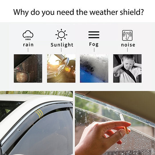 Honda Civic Sedan 2016-2020 Weather Shield 4pcs/set