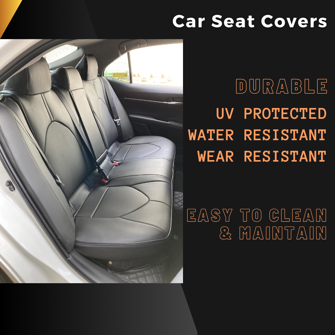 Honda leather seat cover – side profile with premium stitching