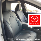 Mazda custom-made Nappa leather seat cover – front view