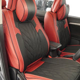 Installation effect of SC-P14 Black Red 2 5-Seat Universal Car Seat Cover