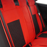 Installation rear seat of SC-P14 Black Red 5-Seat Universal Car Seat Cover
