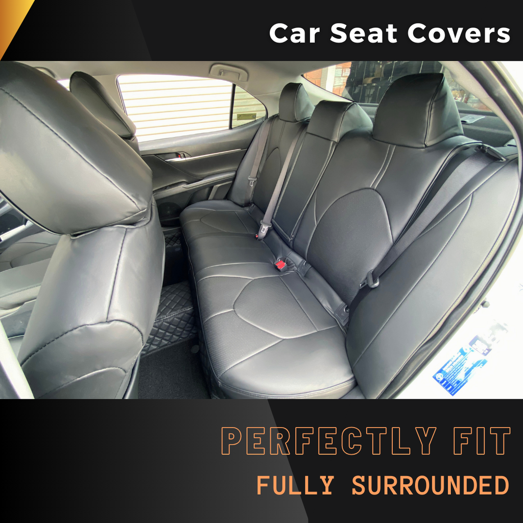 Installed Honda custom-made Nappa leather seat cover with snug fit
